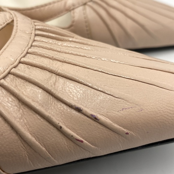 Nygard Collection Women’s Pink Leather Ankle Strap High Heels Size 7M - Picture 7 of 16